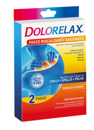DOLORELAX FASCIA RISCALDANTE SAGOMATA 2 PEZZI - FarmaLucia