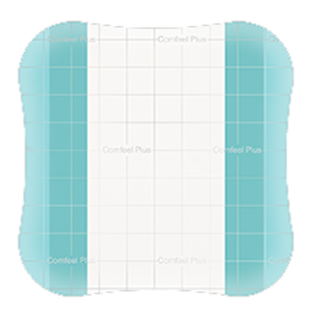 MEDICAZIONE SPECIALE ATTIVA TRASPARENTE CON IDROCOLLOIDE COMFEEL PLUS 10X10 CM 10 PEZZI - FarmaLucia