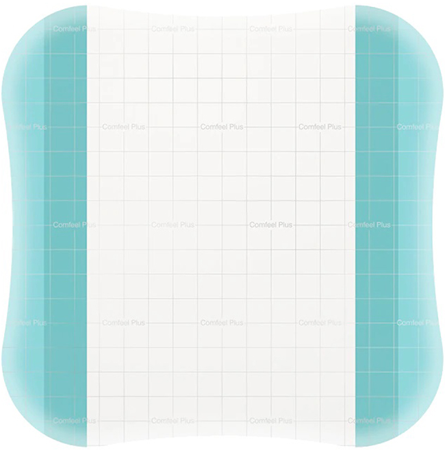MEDICAZIONE SPECIALE ATTIVA TRASPARENTE CON IDROCOLLOIDE COMFEEL PLUS 20X20 CM 5 PEZZI - FarmaLucia