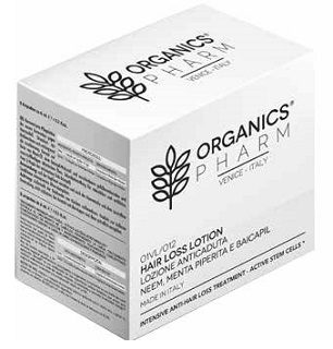 ORGANICS PHARM HAIR LOSS LOTION NEEM OIL-PEPPERMINT-BAICAPIL 12 FIALE DA 6 ML - FarmaLucia