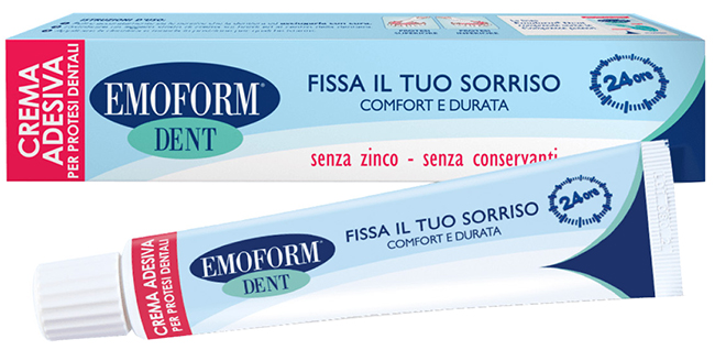 EMOFORM DENT CREMA ADESIVA PER PROTESI DENTALI 45 G PROMOZIONE - FarmaLucia
