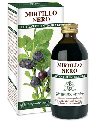 MIRTILLO NERO ESTRATTO INTEGRALE 200 ML - FarmaLucia