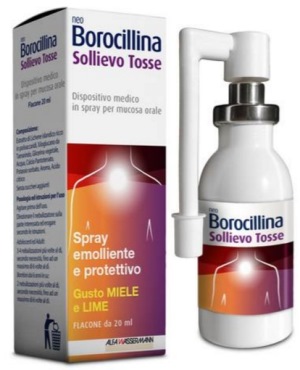 NEOBOROCILLINA SOLLIEVO TOSSE SPRAY 20 ML - FarmaLucia