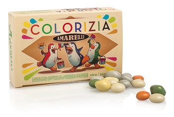 AMARELLI COLORIZIA CONFETTINI MORBIDI DI LIQUIRIZIA ALL'ANICE 100 G - FarmaLucia