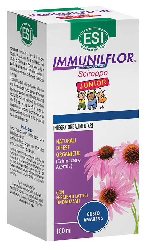 ESI IMMUNILFLOR SCIROPPO JUNIOR 180 ML - FarmaLucia