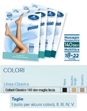 SAUBER COLLANT 140 DENARI MAGLIA LISCIA NEUTRO BEIGE 3 LINEA CLASSICA - FarmaLucia