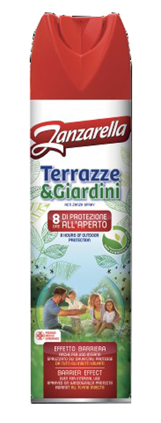 ZANZARELLA AMBIENTE SPRAY TERRAZZE&GIARDINI 400 ML - FarmaLucia