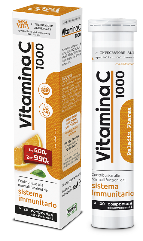 SANAVITA VITAMINA C 20 COMPRESSE EFFERVESCENTI - FarmaLucia