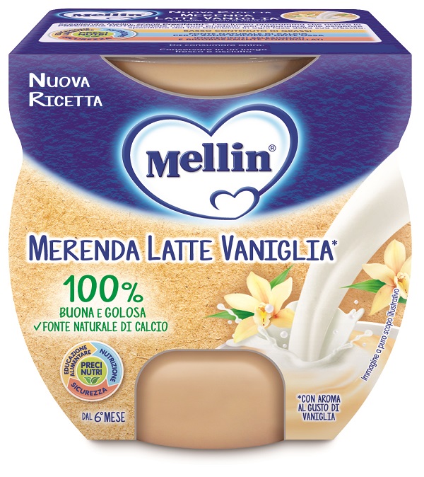 MELLIN MERENDA LATTE VANIGLIA 2 X 100 G - FarmaLucia