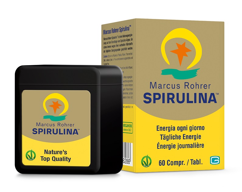 SPIRULINA MARCUS ROHRER TASCABILE 60 COMPRESSE - FarmaLucia