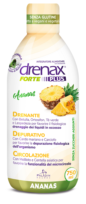 DRENAX FORTE PLUS ESOTICO CON ESTRATTO D'ANANAS 750 ML - Spedizione gratuita con 69,90 euro  - FarmaLucia