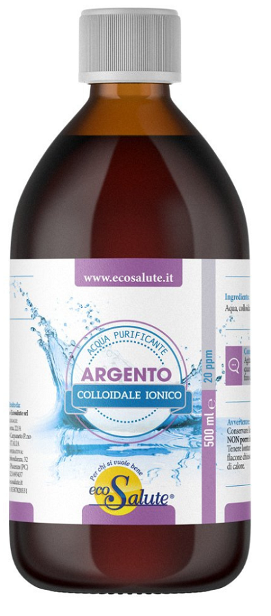 ARGENTO COLLOIDALE IONICO ACQUA 0,5 L - FarmaLucia