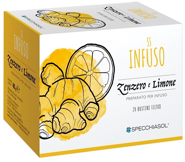 INFUSO TISANA ZENZERO + LIMONE 20 FILTRI - FarmaLucia