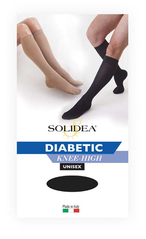 DIABETIC KNEE-HIGH NERO 1-S - FarmaLucia