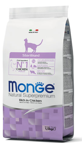 MONGE STERILISED NEW 1500 G - FarmaLucia