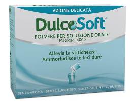 DULCOSOFT POLVERE PER SOLUZIONE ORALE 20 BUSTINE - FarmaLucia