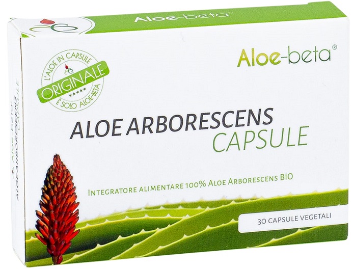 ALOE BETA 30 CAPSULE ALOE ARBORESCENS - FarmaLucia