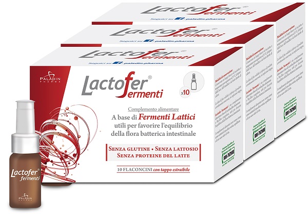 LACTOFER FERMENTI 10 FLACONCINI TRIPACK - FarmaLucia