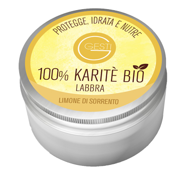 GESTI 100% KARITE' BIO 10 ML LIMONE DI SORRENTO LABBRA - FarmaLucia