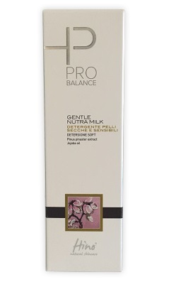 HINO NATURAL SKINCARE PRO BALANCE GENTLE NUTRA MILK DETERGENTE PELLI SECCHE E SENSIBILI 200 ML - FarmaLucia