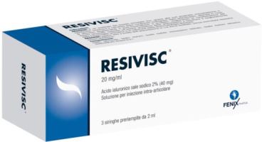 SIRINGA INTRA-ARTICOLARE RESIVISC ACIDO IALURONICO 40 MG 2 ML 3 PEZZI - FarmaLucia