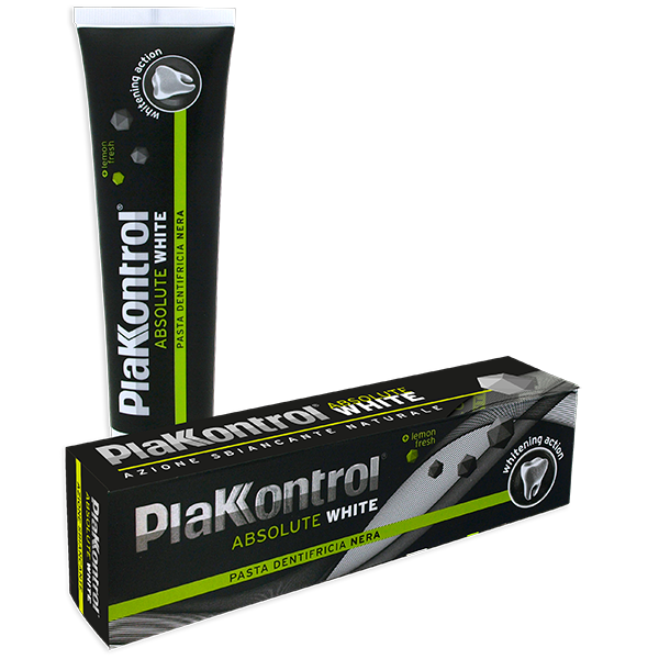 PLAKKONTROL ABSOLUTE WHITE DENTIFRICIO 75 ML - FarmaLucia
