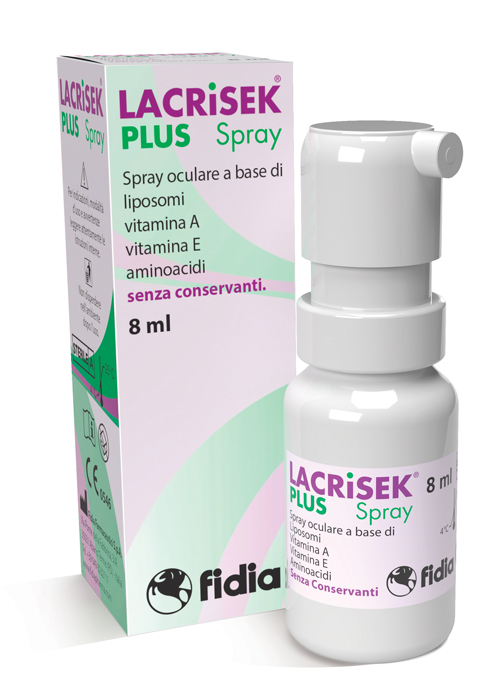 LACRISEK PLUS SPRAY SENZA CONSERVANTI SOLUZIONE OFTALMICA 8 ML - FarmaLucia
