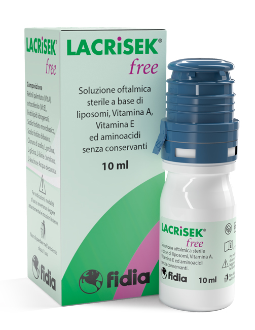 LACRISEK FREE SOLUZIONE OFTALMICA SENZA CONSERVANTI 10 ML - FarmaLucia