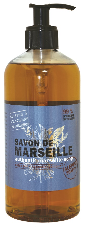 SAPONE DI MARSIGLIA LIQUIDO SAVON DE MARSEILLE LIQUIDE ALEPPO SOAP 500 ML - FarmaLucia