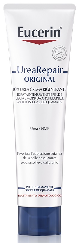 EUCERIN UREAREPAIR ORIGINAL CREMA RIGENERANTE 10% UREA 100 ML TRAVEL SIZE - FarmaLucia