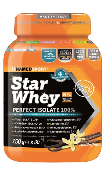 STAR WHEY ISOLATE VANILLA 750 G - FarmaLucia