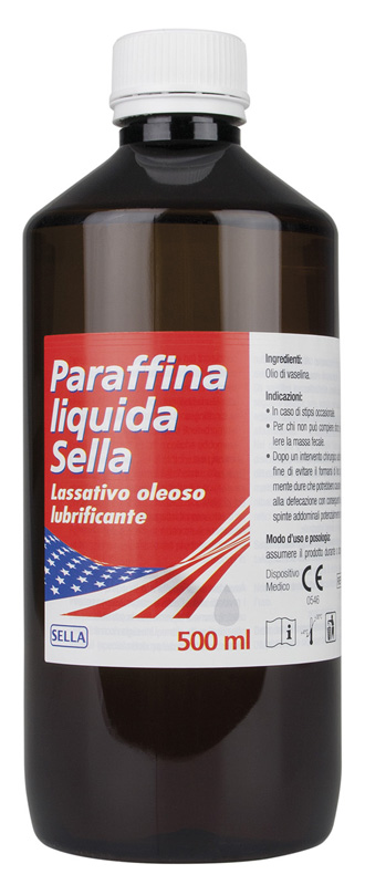 PARAFFINA LIQUIDA MD LASSATIVO 500 ML SELLA - FarmaLucia
