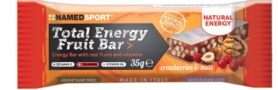 TOTAL ENERGY FRUIT BAR CRANBERRY & NUTS 35 G - FarmaLucia