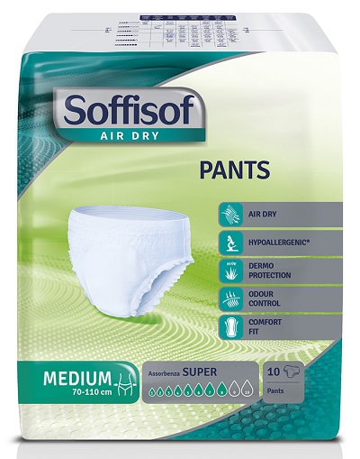 PULL UP PANTS AIR DRY SOFFISOF M EXTRA 10 PEZZI - FarmaLucia