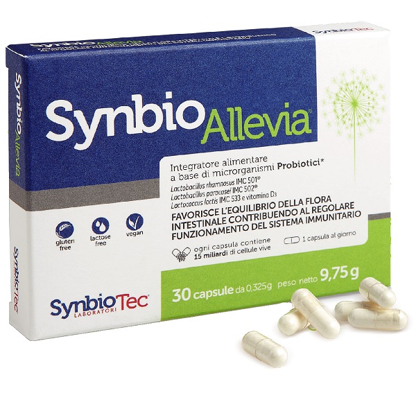SYNBIOALLEVIA 30 CAPSULE - FarmaLucia