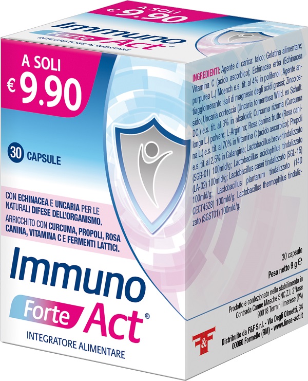 IMMUNO FORTE ACT 30 CAPSULE - FarmaLucia