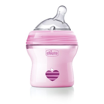 CHICCO BIBERON NATFEEL 0M+ 150 ML GIRL - FarmaLucia