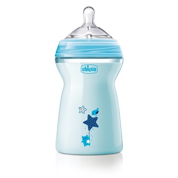 CHICCO BIBERON NATURAL FEELING 6 M+ BOY 330 ML - FarmaLucia