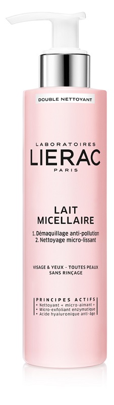 LIERAC DEMAQUILLANT LATTE MICELLARE A DOPPIA AZIONE 200 ML - FarmaLucia