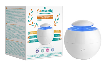 PURESSENTIEL DIFFUSORE UMIDIFICATORE ULTRASONICO O'XYGEN - FarmaLucia