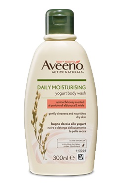 AVEENO BAGNO DOCCIA YOGURT ALBICOCCA & MIELE 300 ML - FarmaLucia