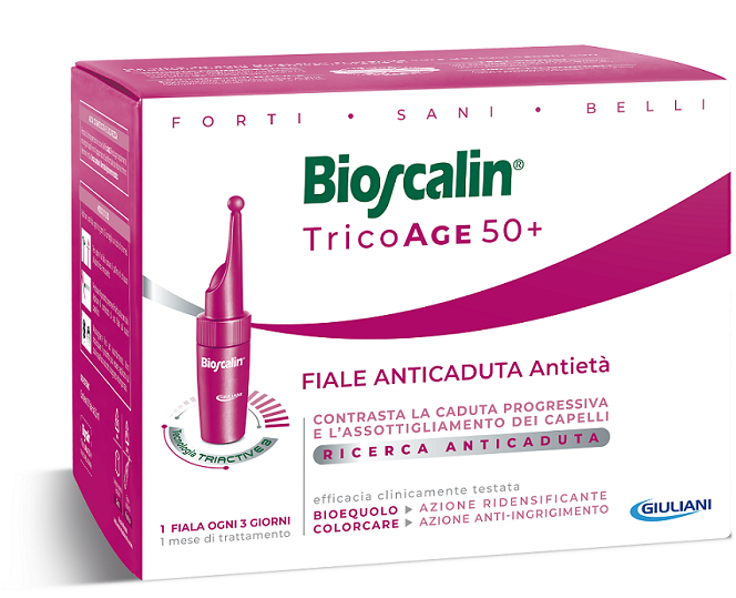BIOSCALIN TRICOAGE ANTICADUTA ANTIETA' 10 FIALE 3,5 ML - FarmaLucia