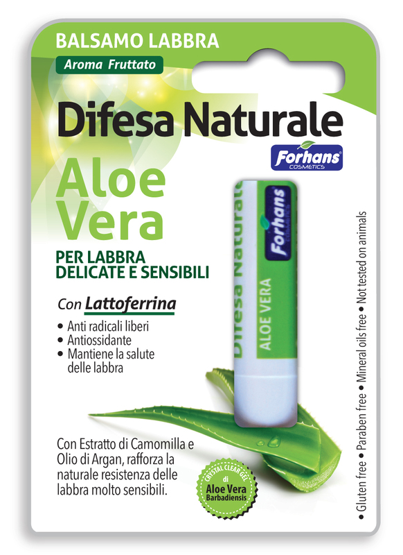 FORHANS BALSAMO LABBRA DIFESA NATURALE ALOE VERA - FarmaLucia