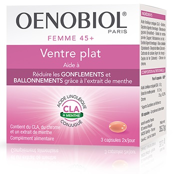 OENOBIOL VENTRE PLAT FEMME 45+ 60 CAPSULE - FarmaLucia