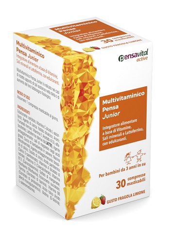 MULTIVITAMINICO PENSA JUNIOR 30 COMPRESSE MASTICABILI - FarmaLucia