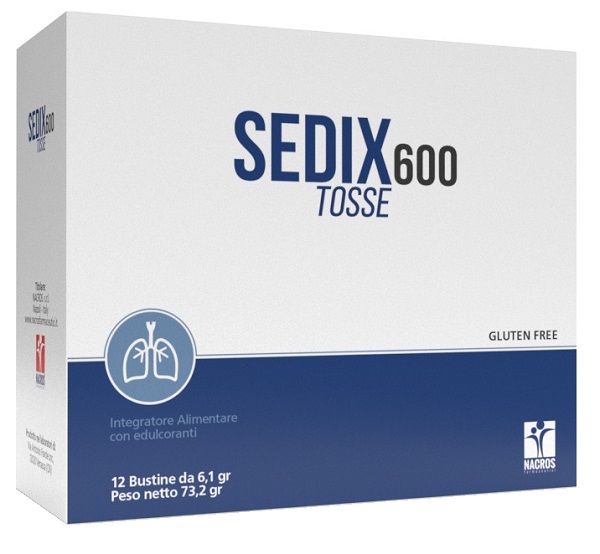 SEDIX 600 TOSSE 12 BUSTINE DA 6,1 G - FarmaLucia