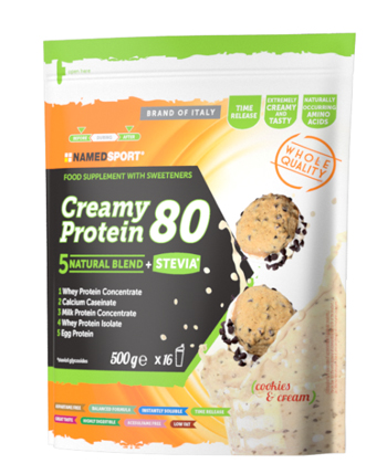 CREAMY PROTEIN 80 COOKIES & CREAM 500 G - FarmaLucia