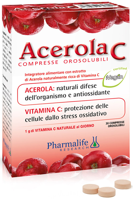 ACEROLA C 30 COMPRESSE OROSOLUBILI - FarmaLucia