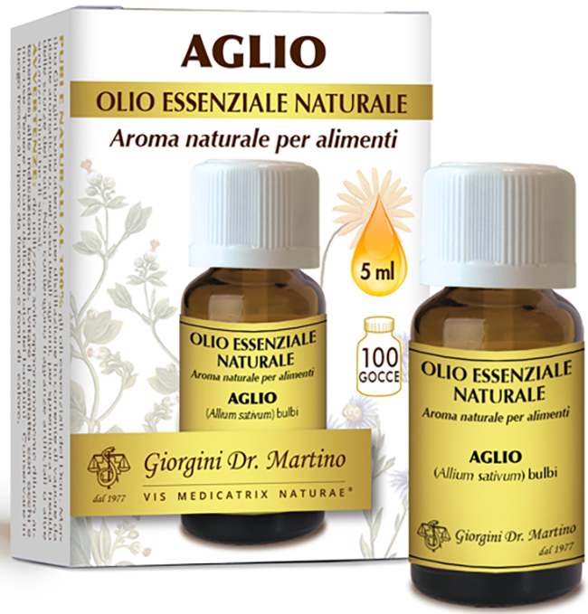 AGLIO OLIO ESSENZIALE NATURALE 5 ML - FarmaLucia