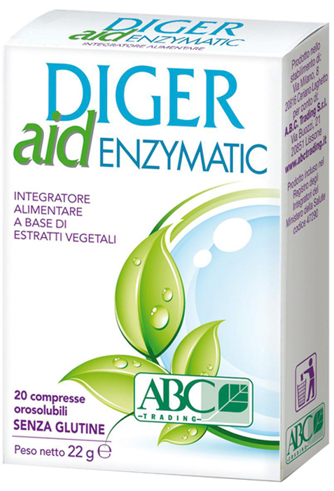 DIGER AID ENZYMATIC 20 COMPRESSE - FarmaLucia